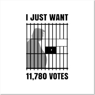 I Just Want to Find 11,780 Votes Trump for Prison Posters and Art